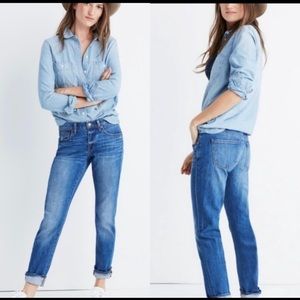 Madewell slim boy jeans, size 29